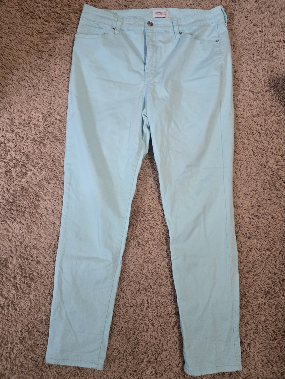 Crown & Ivy Mint Blue Pants Size 12